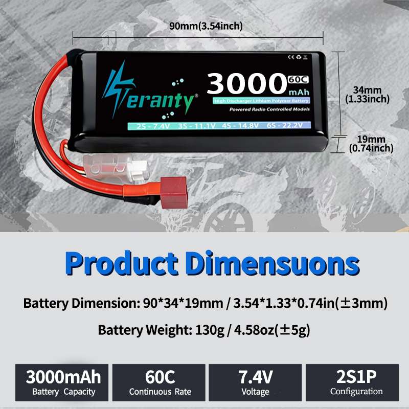 Аккумулятор LiPo TERANTY 2S 30 – обзор и цена Rc Helicopter Battery