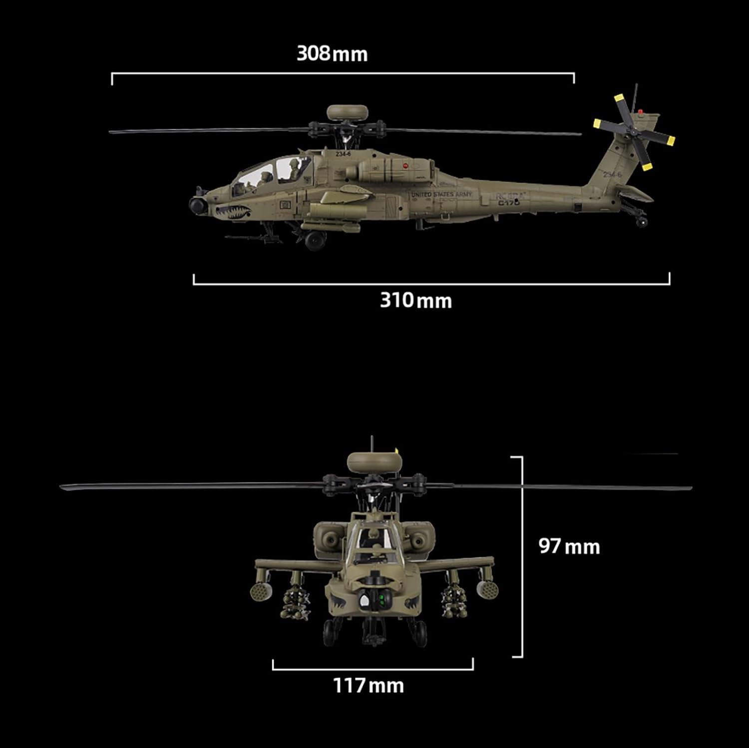 Радиоуправляемый вертолет 310  – обзор и цена Rc Helicopter Case