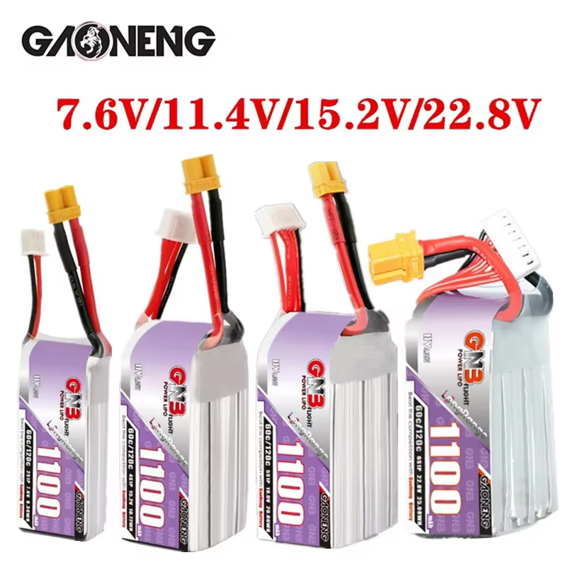 GNB 1100 мАч 2S 3S 4S 6S 60C/1 – обзор и цена Rc Helicopter Battery