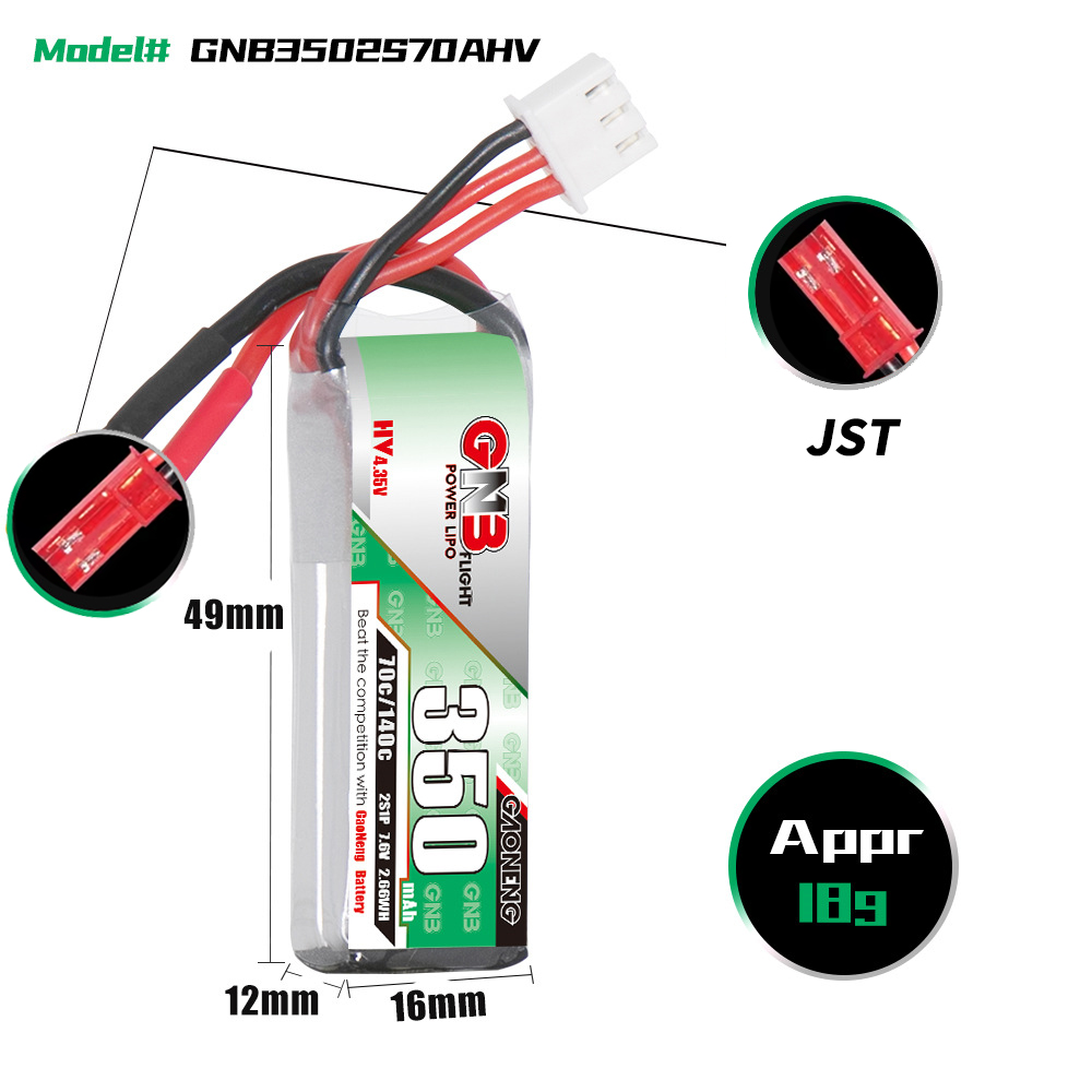Аккумулятор LiPo GAONENG GNB 2 – обзор и цена Rc Helicopter Battery